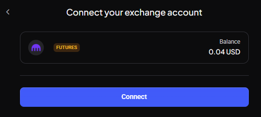 Altrady recognizing the Kraken Futures balance